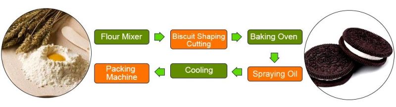 Industrial Biscuit Making Machine Soft and Hard Biscuit Machine Small Biscuit Production Line