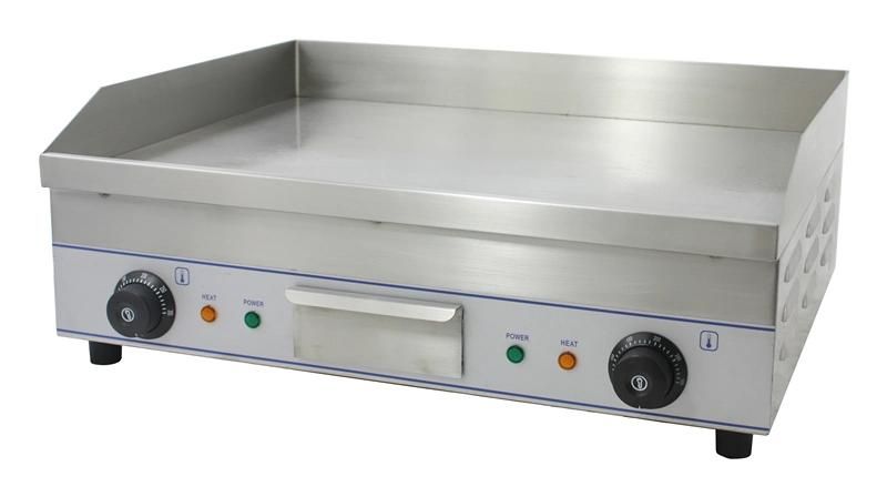 Efficiency Counter Top Electric Griddle Kitchen Equipment (WG600-2) with CE Approved
