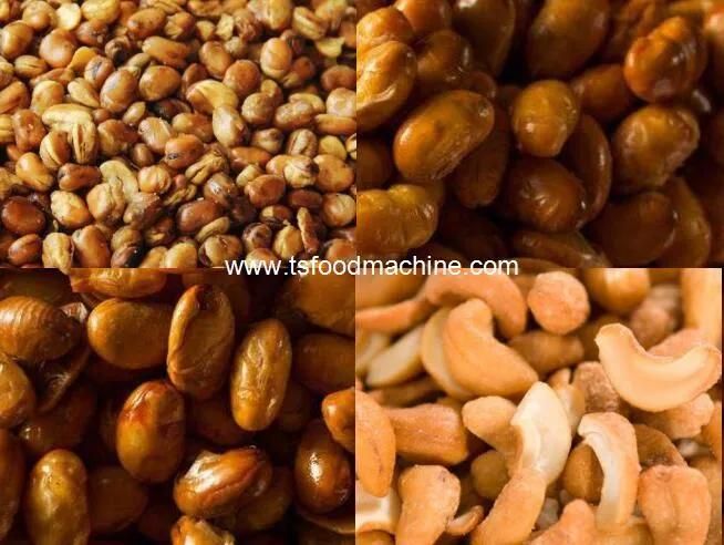 Fast Food Making Machine Tsbd-15 Ce Semi-Automatic Nuts Frying Machine