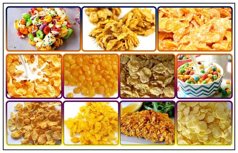 Corn Pops Cereal Making Machine Extruder Produce Process Equipment Plant