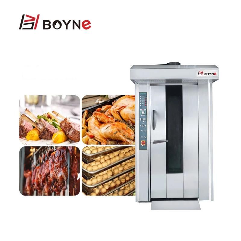 Commercial Sixteen Trays Electric Gas Diesel Rotary Baking Oven