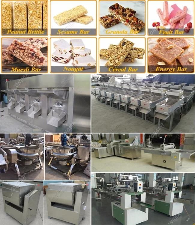 Gold Manufacturer Snack Bar Line Crisp Candy Making Machine