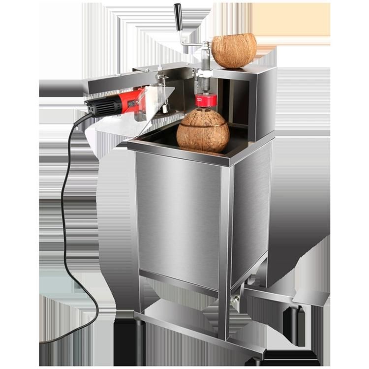 Stainless Steel Fresh Coconut Shell Opening Machine Electric Green Coconut Peeling Machine Coconut Skin Peeling Machine Coconut Shell Opening Machine
