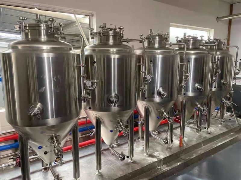 100L 200L Beer Fermenter Conical Cooling Tank