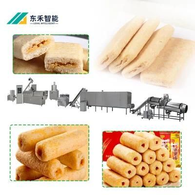 Hot Sales Extruded Rusks /Corn Filling Puffing Sticks Food Making Machines /Production ...