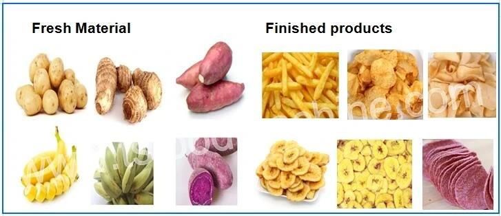 Commercial Small Scale Potato Chips Making Line