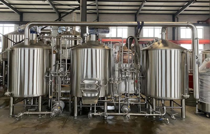 1000L Steam Heating Beer Brewery Equipment for Micro Beer Brewing Plant