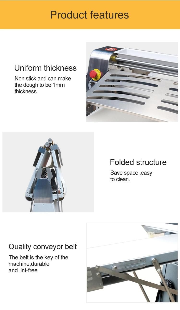 Stainless Steel Automatic Floor Type Dough Sheeter