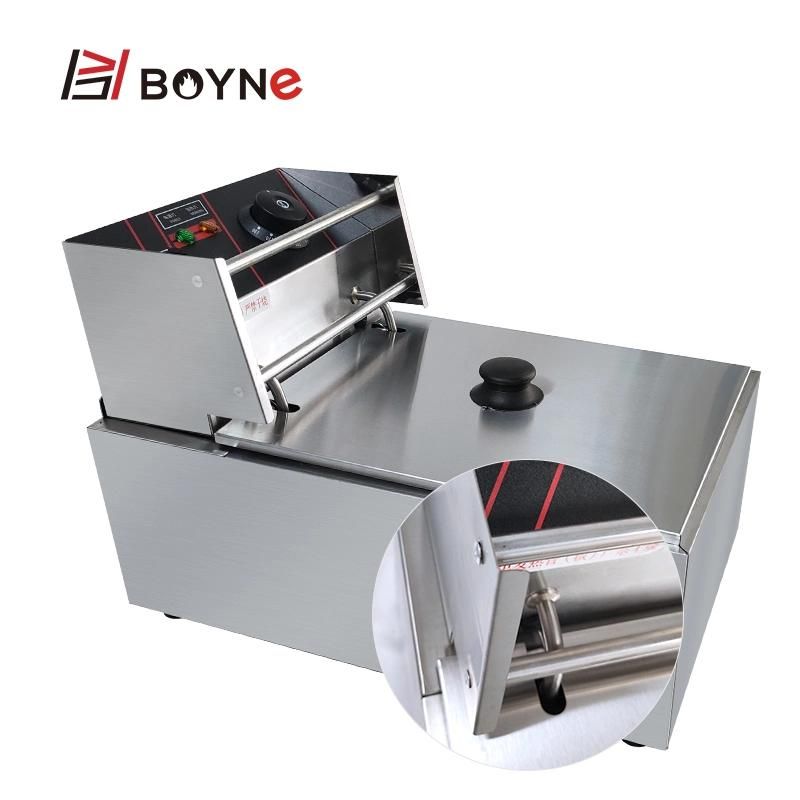 8 Liter Commercial Stainless Steel Table Top Deep Fryer