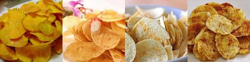 High Effective New Condition Fresh Potato Chips Processing Line