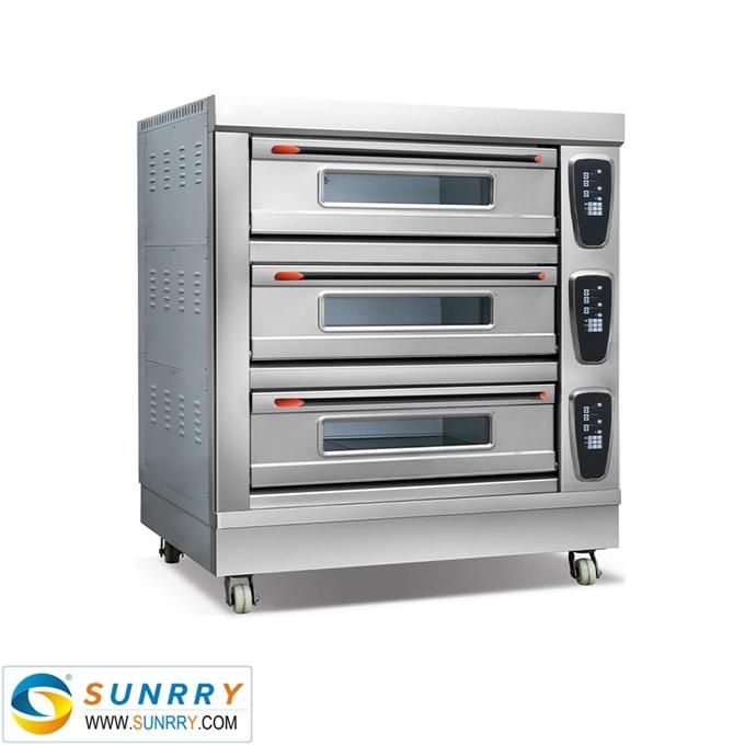 Sunrry Luxury Commercial Bread Oven Electric Bakery Oven Prices 1 2 3 Layer 2 4 9 12 Dish Deck Oven for Sale