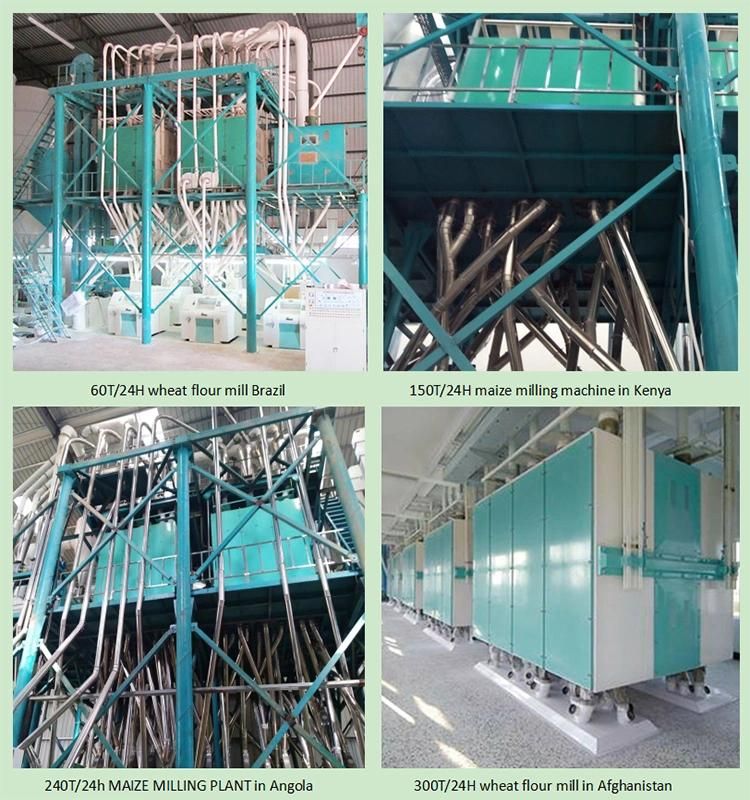 120t/24h Maize Wheat Corn Flour Meal Grtis Grinding Mill Machine Grinder Milling Machinery