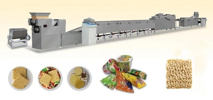 Fried Square Round Shapes Instant Noodles Production Line