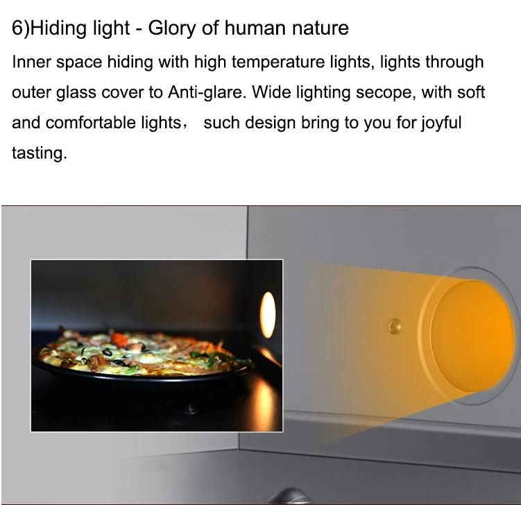 Hot Sale Single Three-Layers Gas Oven for Pizza
