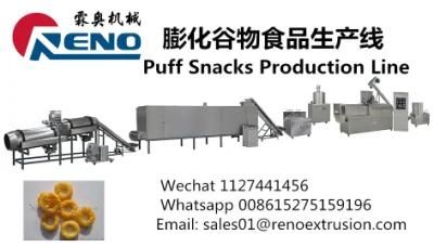 New Designed Twin Screw Core Filling Puffed Corn Snack Food Extruder Machine
