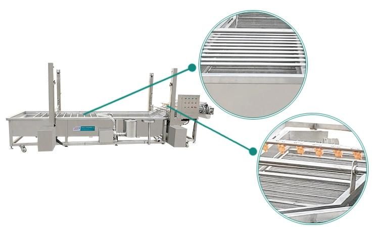 Continuous Antomatic High Pressure Dates Washing Machine Conveyor Belt Washer