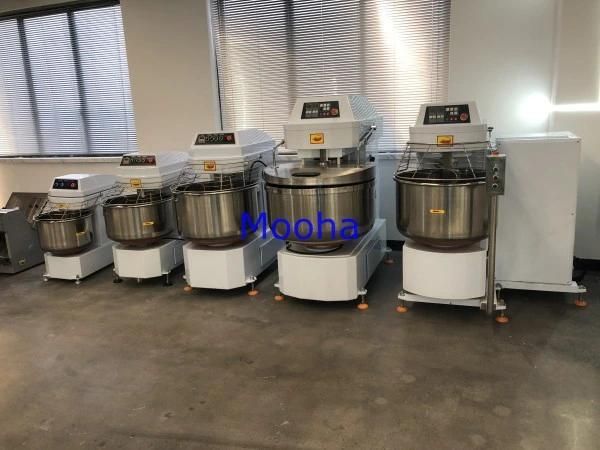 120 Liters Dough Mixer Large Capacity Flour Kneading Bakery Machines 50kg Spiral Dough Bread Mixer