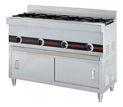 Wailaan Brand 4 Burners Gas Stove Cooker with Cabinet