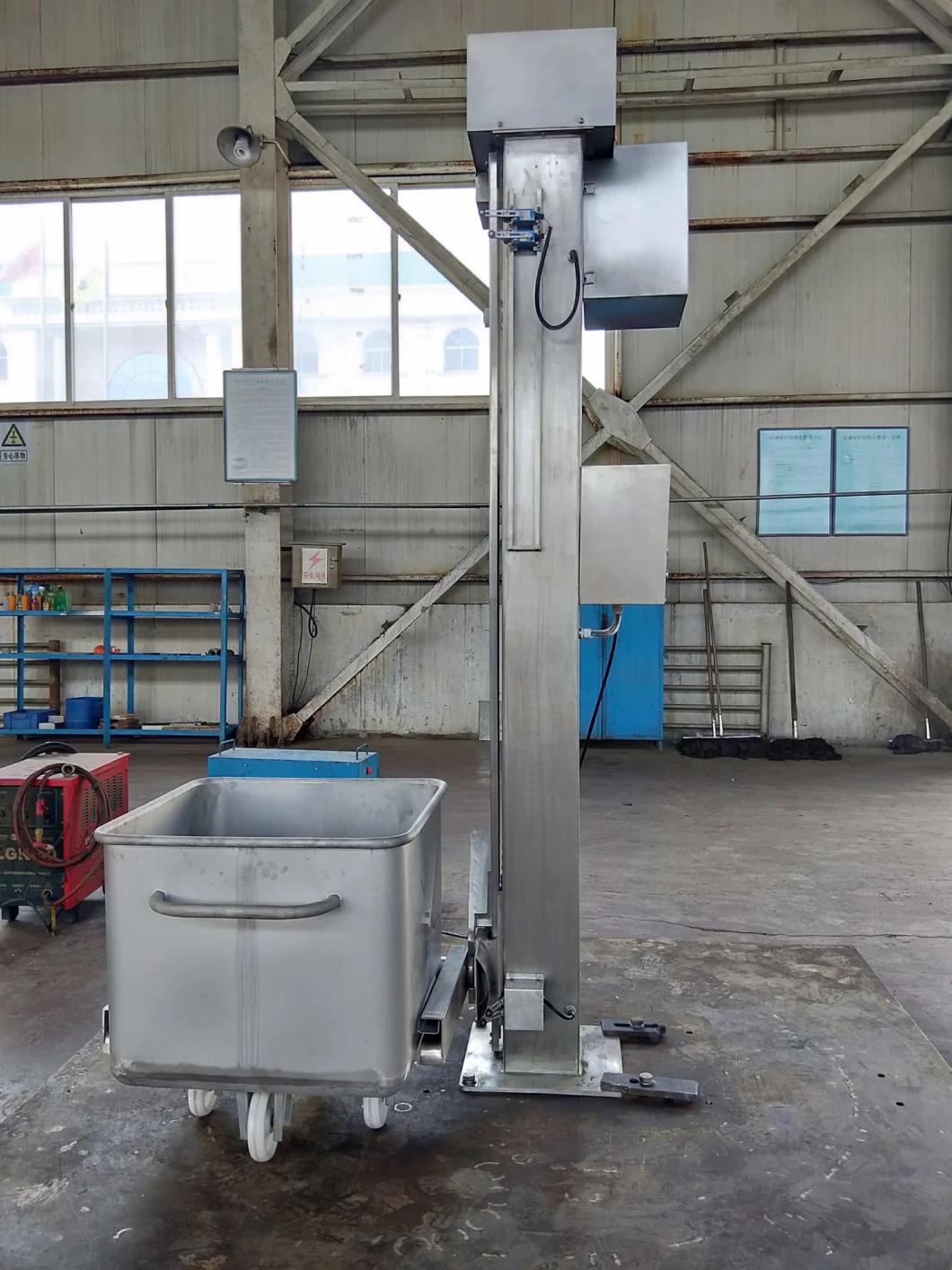 Electric Tote Bin Hoists for Meat / Industrial Meat Lifter Elevator T200 for Sale