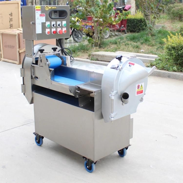 Automatic Double Head Vegetable Cutter Fruit Potato Cabbage Garlic Parsley Cutting Machine