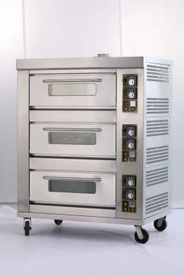 Three Layers Six Trays Gas Oven