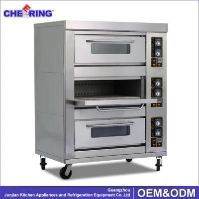Industrial Baking Equipment 3 Decks Electric Bakery Oven Bakery Machine