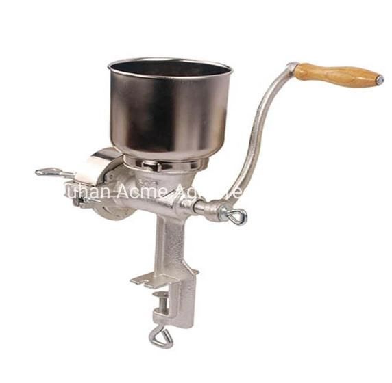 Cast Iron Corn Pepper Grain Mill Grinder with High Hopper