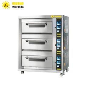 3 Decks Bread Oven /Commercial Bakery Deck Oven
