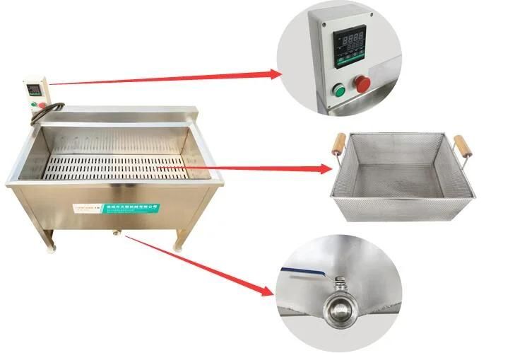 Hot Water Blancher for Vegetables and Fruit Vegetable Blanching Machine
