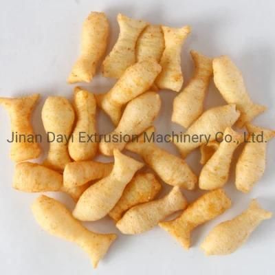 Manufacturer Extruding Deep Frying Fish Shape Fried Snack Machine