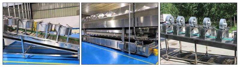 Top Quality Industrial Deep Fryer for Potato Chips Continuous Type Frying System Machinery for Sale