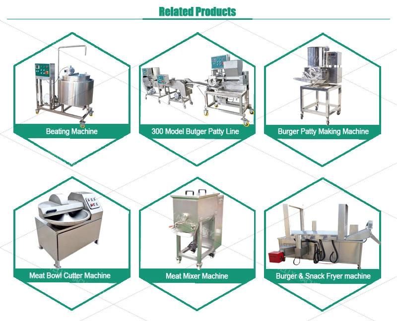 Professional Beef Patty Burger Veal Chicken Cutlet Making Production Machine Customizable