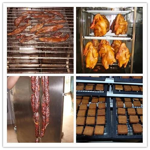 Fully Automatic Sausage Meat Fish Smoke House/ Oven for Sale