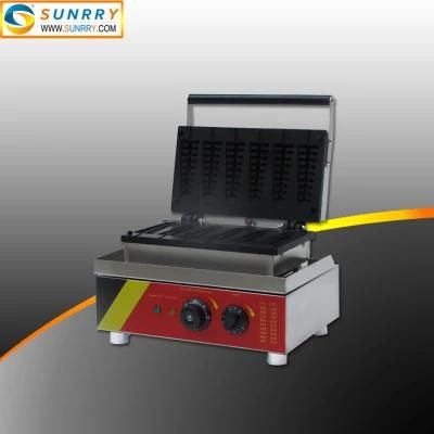 Stainless Steel Electric Custom Plate Custard Lollypop Waffle Cake Making Machine