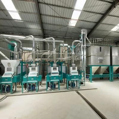 One Ton Per Hour Corn Flour Mill Machine