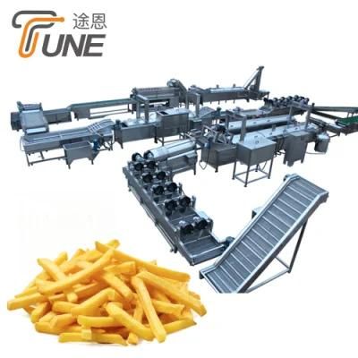 Stainless Steel Frozen Fried French Fries Making Machine