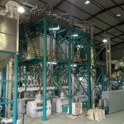 Hongdefa Automatic Hot Sale 30t/24h Maize Mill Machine