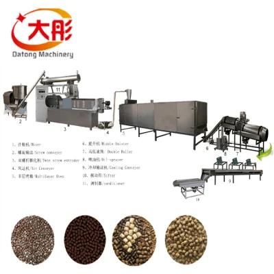 China Manufacturer Dog Cat Fish Feed Processing Line