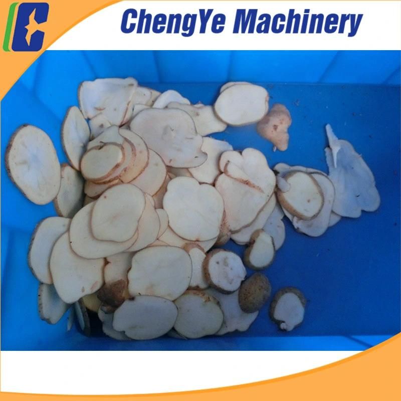 Automatic Potato Peeling & Cutting Machine/Potato Chips Slicing Machine