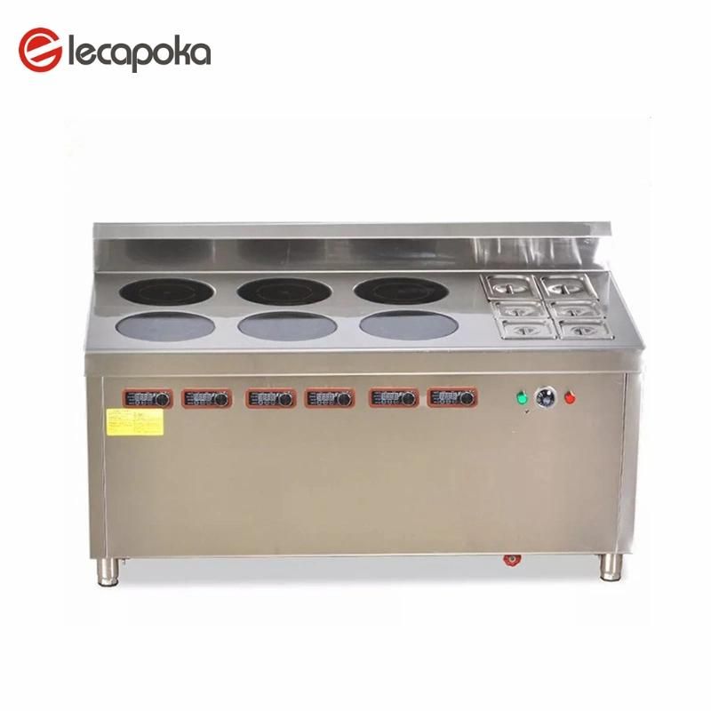 Kitchen Equipment 6 Burners Restaurant Electric Induction Cooker Stove