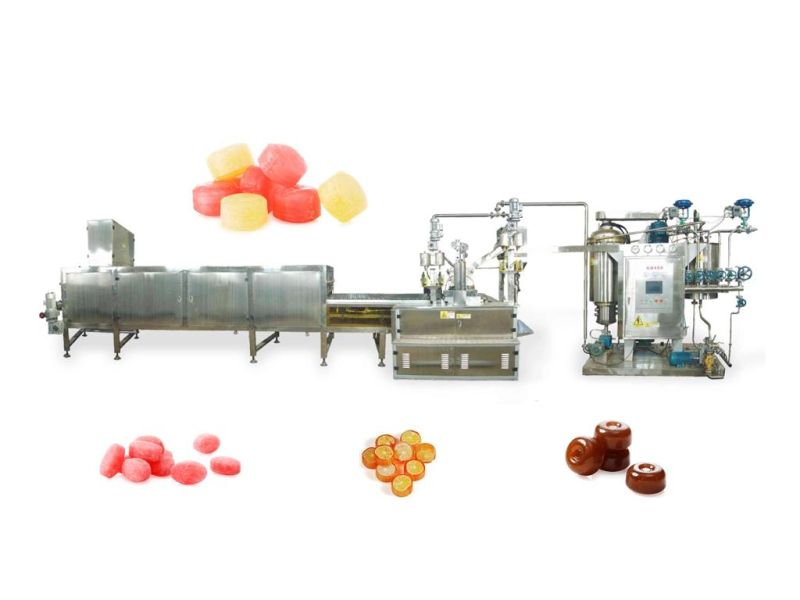 Good Quality Fully Automatic Hard Candy Machine with PLC Control