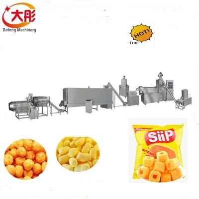 Twin Screw Corn Snacks Food Processing Extruder