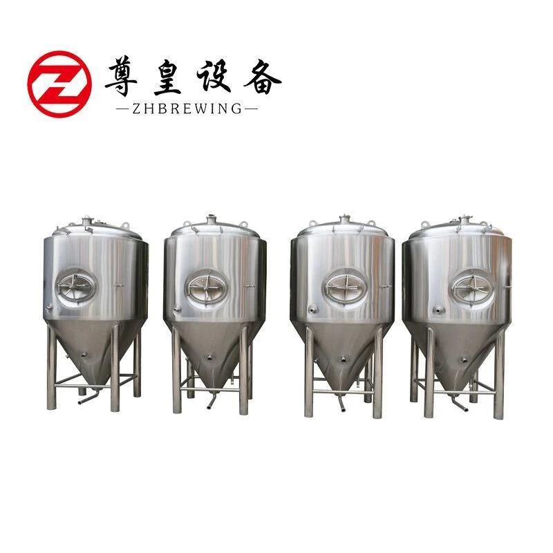 200L 300L 500L 1000L Fermentation Tank Cooling Jacket Beer Dimple Jacketed Fermenter for Brewery 500L Beer Brewing Equipment