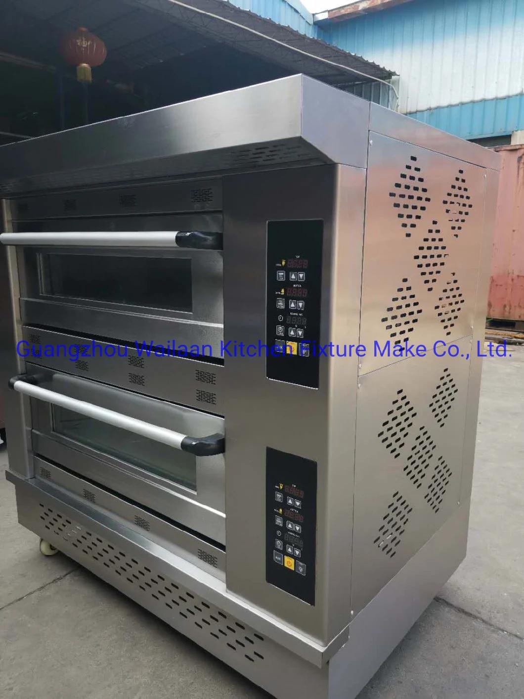 3 Layers 9 Trays Luxury Commercial Electric Bakery Deck Oven Electric Pizza Ove