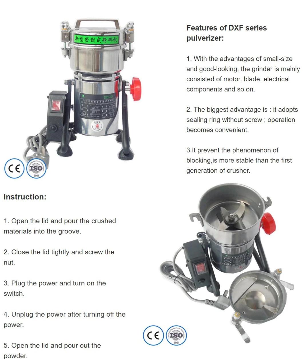 Dxf-4D/6D/10d/20d Industrial Spice Grinder with Stainless Steel Grinding Machine