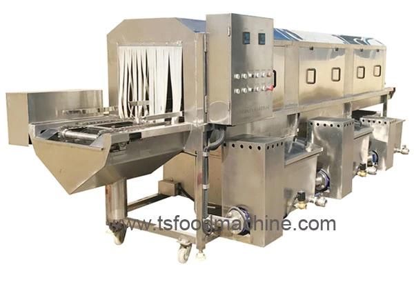 Automatic Plastic Basket Washing Tunnel and Dryer Machine