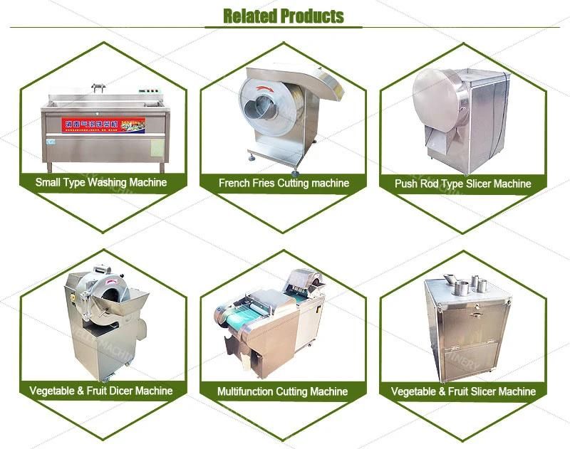 High Accuracy Automatic Cucumber Sweet Potato Ginger Onion Dicer Chooper Machine 3~20mm