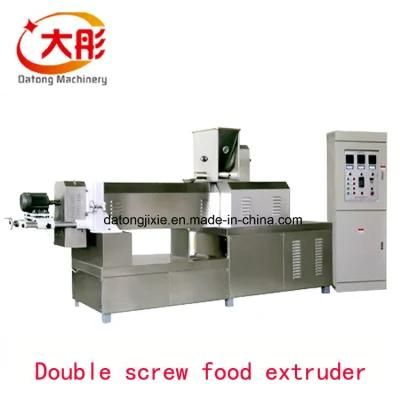 Fried Wheat Flour Puff Snack Process Line Food Extruder Machine