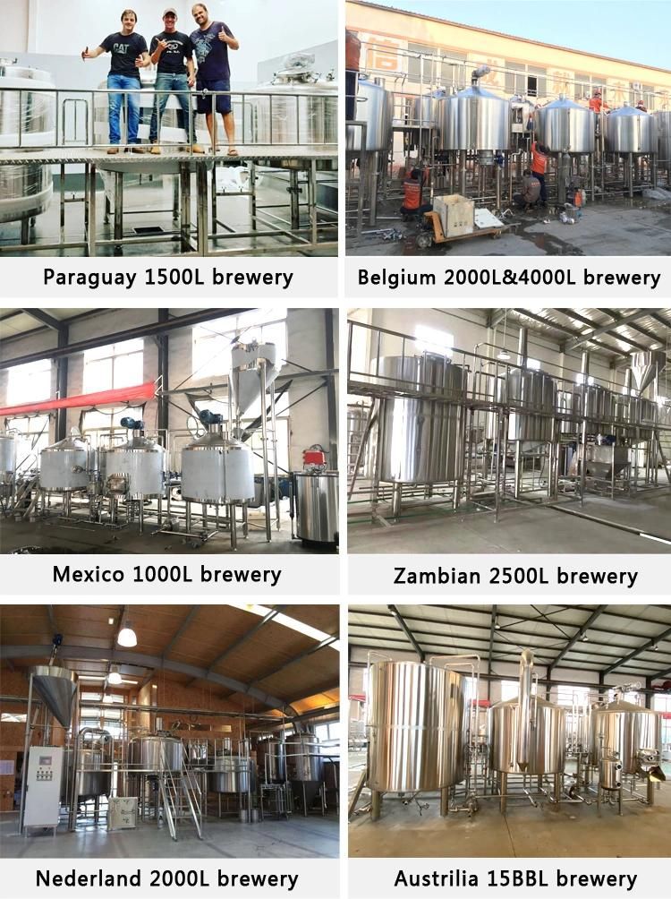 2500L Large Beer Brewery Equipment for Beer Factory Brewing