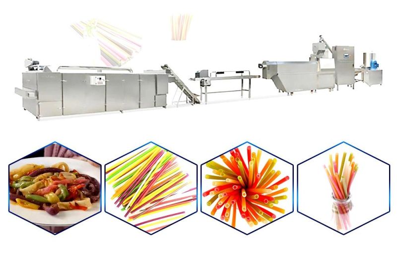Popular Biodegradable Material Rice Drinking Straws Eco Plant Processing Machine